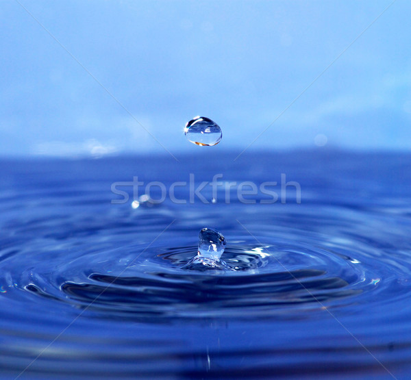 Water transparant drop natuur achtergrond regen Stockfoto © Pakhnyushchyy