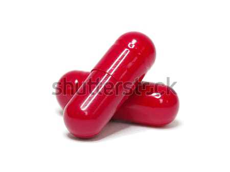 Tabletták tabletta antibiotikum izolált fehér gyógyszer Stock fotó © Pakhnyushchyy