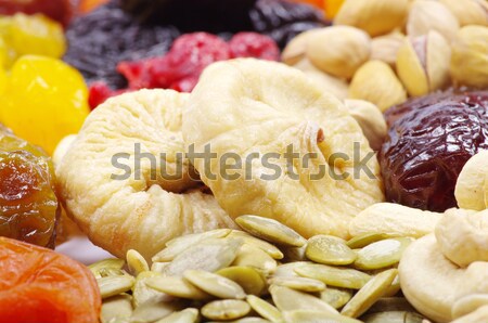 Stock photo: assorted dried fruits 