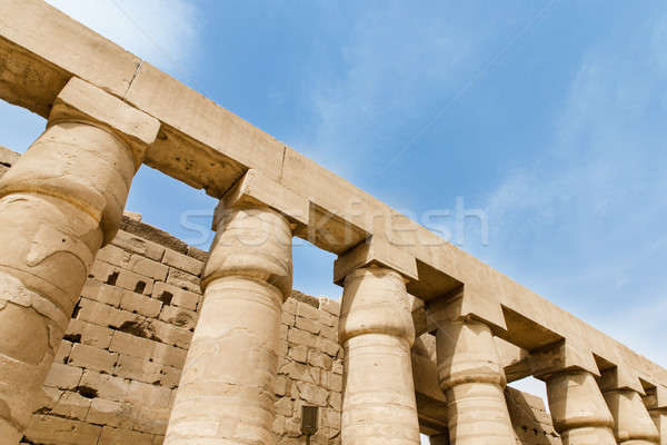 Tempio luxor viaggio banca storia rovine Foto d'archivio © Pakhnyushchyy