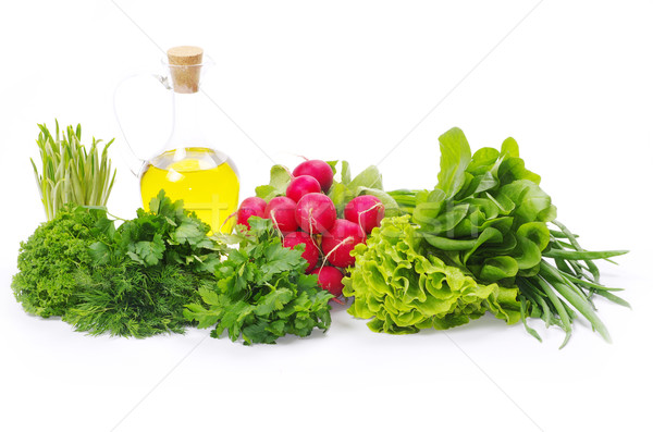 herbs and oil  Stock photo © Pakhnyushchyy
