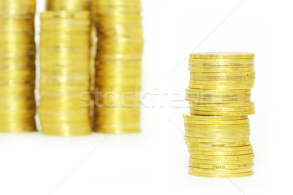 towers of coins  Stock photo © Pakhnyushchyy