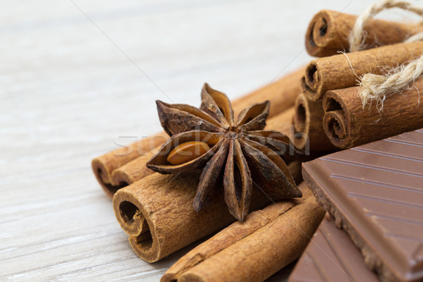 anise and cinnamon Stock photo © Pakhnyushchyy