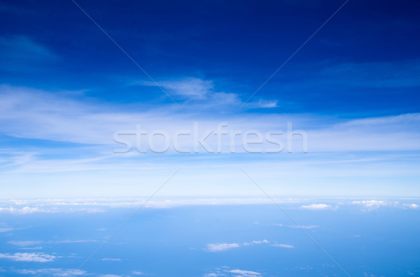 Niebo antena chmury piękna przestrzeni panoramę Zdjęcia stock © Pakhnyushchyy