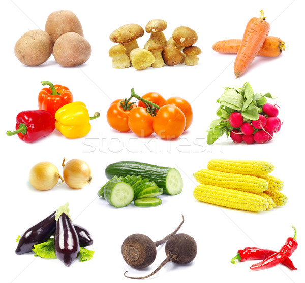 collection vegetables Stock photo © Pakhnyushchyy