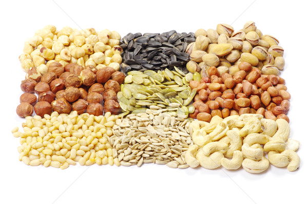  oil seeds and nuts  Stock photo © Pakhnyushchyy