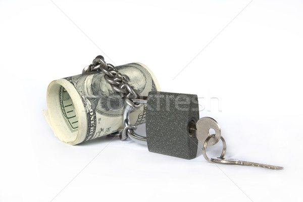 dollars in chain Stock photo © Pakhnyushchyy