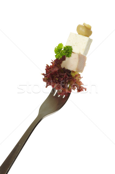 food on a fork  Stock photo © Pakhnyushchyy