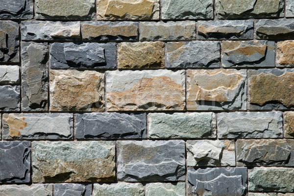 Foto stock: Pedra · textura · stonewall · pintar · urbano · piso