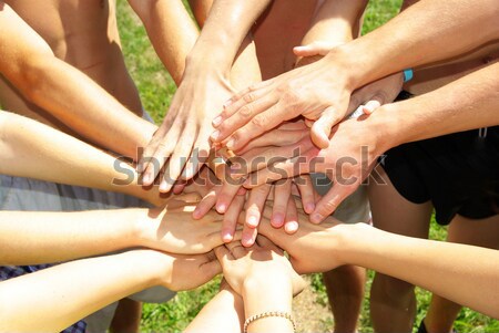  hands  Stock photo © Pakhnyushchyy