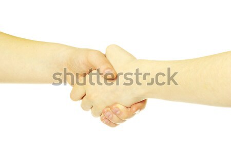  shaking hands Stock photo © Pakhnyushchyy