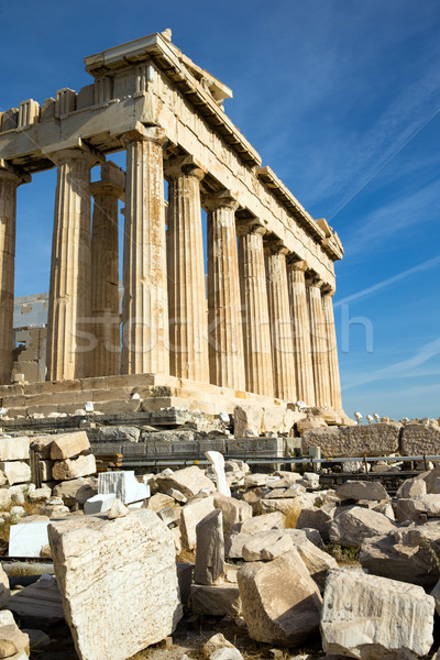 Acrópole Atenas Partenon Grécia antigo templo Foto stock © Pakhnyushchyy