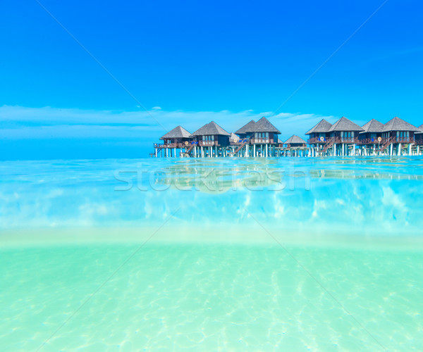 Stockfoto: Tropische · zee · mooie · strand · water · zon