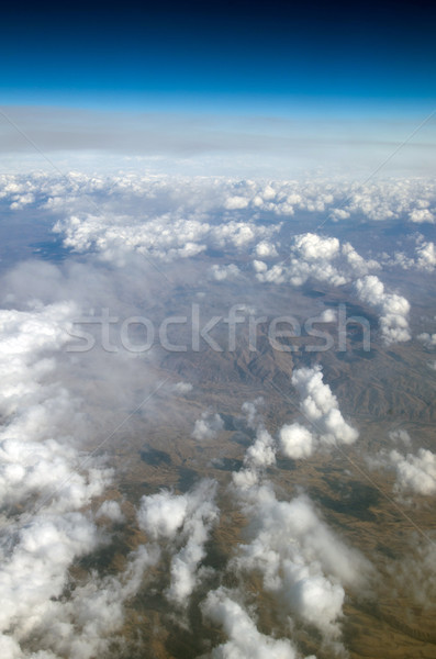 Cer nori spaţiu orizont nor Imagine de stoc © Pakhnyushchyy