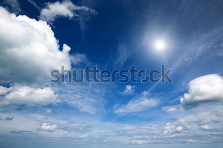Antena niebo chmury piękna przestrzeni panoramę Zdjęcia stock © Pakhnyushchyy
