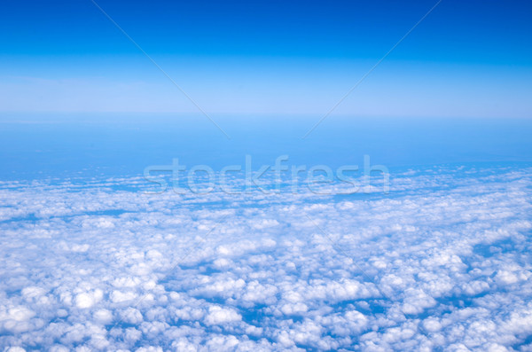 Antena niebo chmury piękna panoramę kolor Zdjęcia stock © Pakhnyushchyy