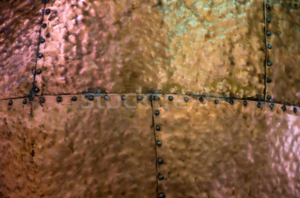 Bronz metal doku yüksek ayrıntılar soyut dizayn Stok fotoğraf © Pakhnyushchyy