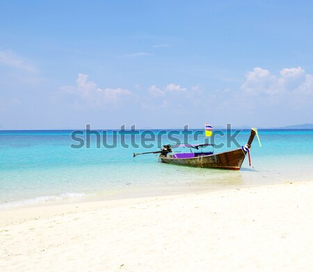 海灘 熱帶 海 美麗 水 背景 商業照片 © Pakhnyushchyy