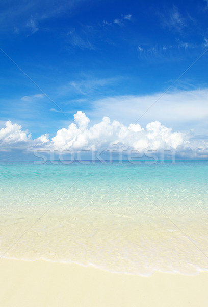 ストックフォト: ビーチ · 熱帯 · 海 · 美しい · 水 · 背景