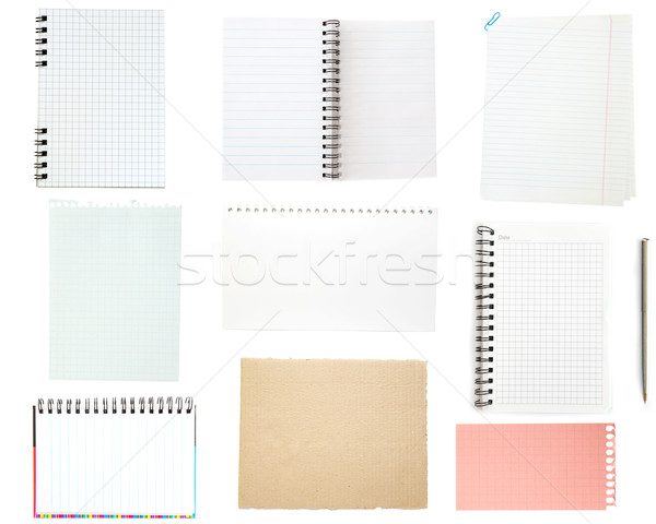 collection of old note paper Stock photo © Pakhnyushchyy