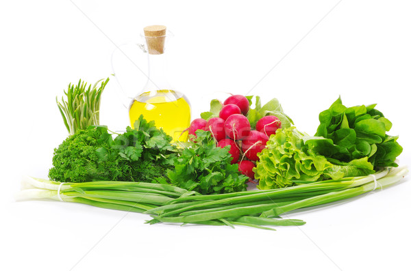 herbs and oil  Stock photo © Pakhnyushchyy