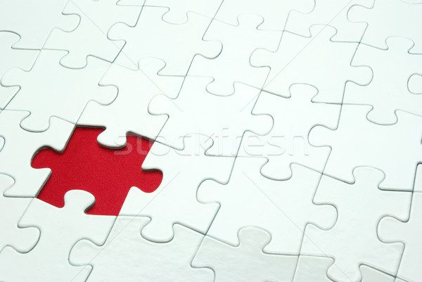 white puzzles Stock photo © Pakhnyushchyy