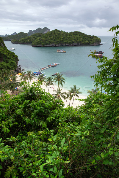 Thailand marine Park schließen Strand Himmel Stock foto © Pakhnyushchyy