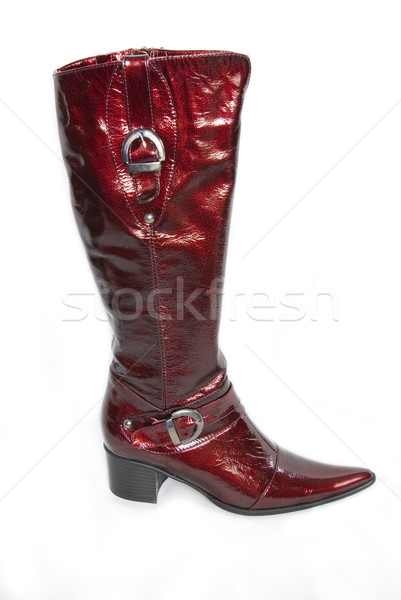 red woman boot Stock photo © Pakhnyushchyy