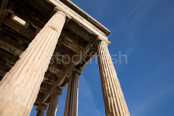 帕台農神廟 雅典衛城 雅典 希臘 古董 寺廟 商業照片 © Pakhnyushchyy