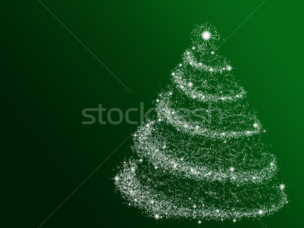 Weihnachtsbaum abstrakten glücklich Design Schnee Hintergrund Stock foto © Pakhnyushchyy