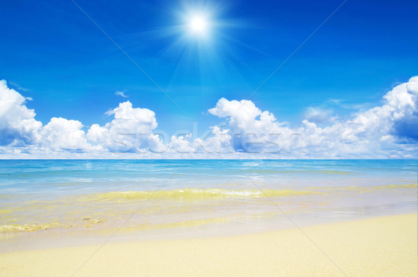 Stock photo: sand of beach thailand sea