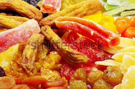 Stock photo: dried fruits 