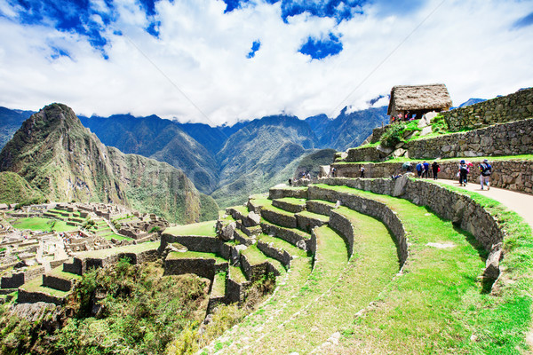 Unesco mundo patrimonio cielo montana Foto stock © Pakhnyushchyy