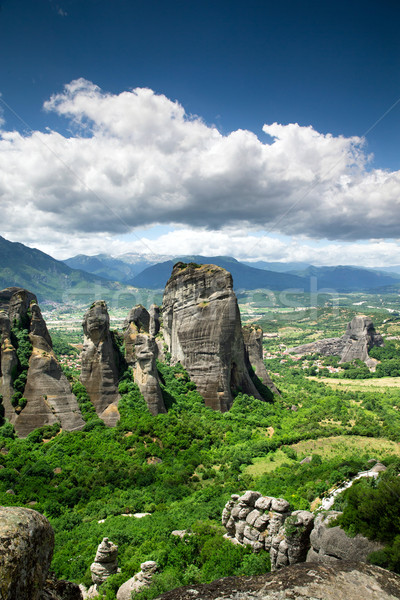 Stock photo:  rock in Meteora