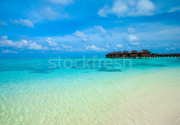 Foto stock: Playa · agua · naturaleza · mar · azul · arena