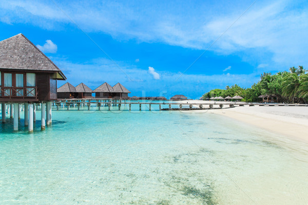 Plage eau nature mer bleu sable [[stock_photo]] © Pakhnyushchyy