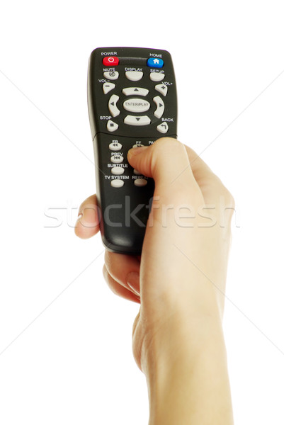 remote control in hand  Stock photo © Pakhnyushchyy