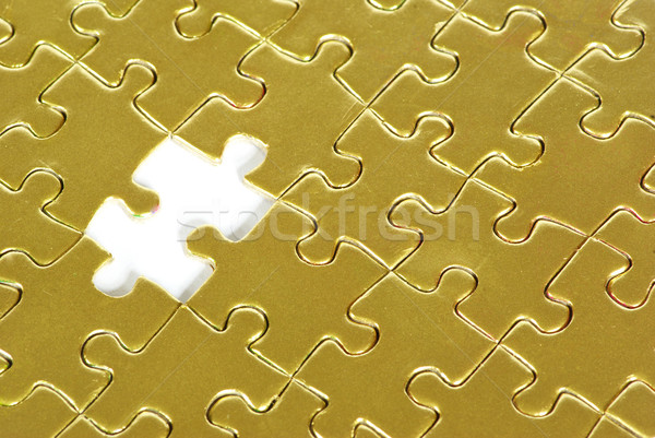 gold puzzle  Stock photo © Pakhnyushchyy