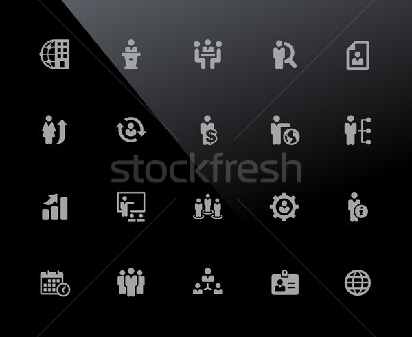 Human Resources Icons // 32px Series Stock photo © Palsur