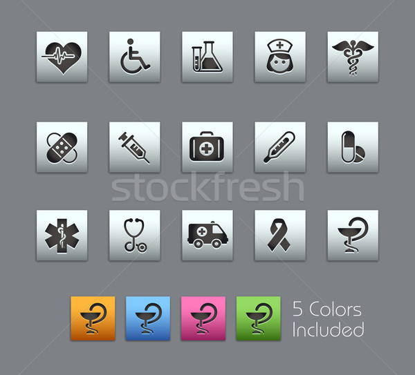 Médecine soins eps fichier couleur différent [[stock_photo]] © Palsur