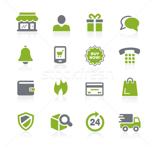 e-Shopping Icons // Natura Series Stock photo © Palsur