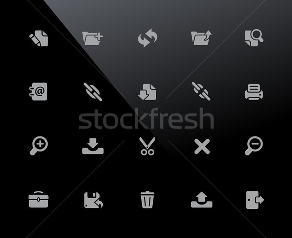Interface icons // 32px Series Stock photo © Palsur