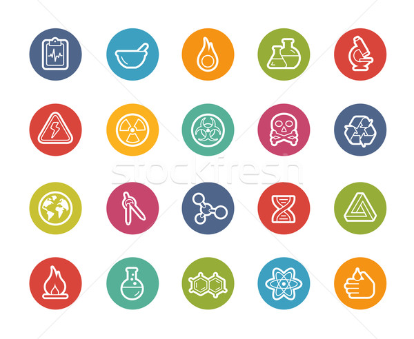 Science Icons // Printemps Series Stock photo © Palsur