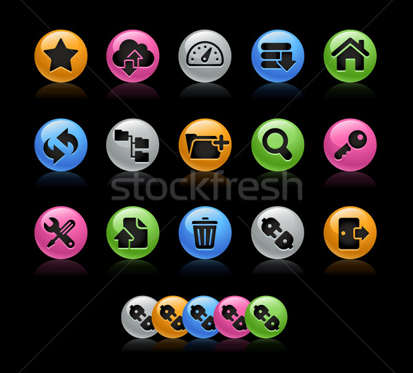 Hosting vector archivo color icono Foto stock © Palsur