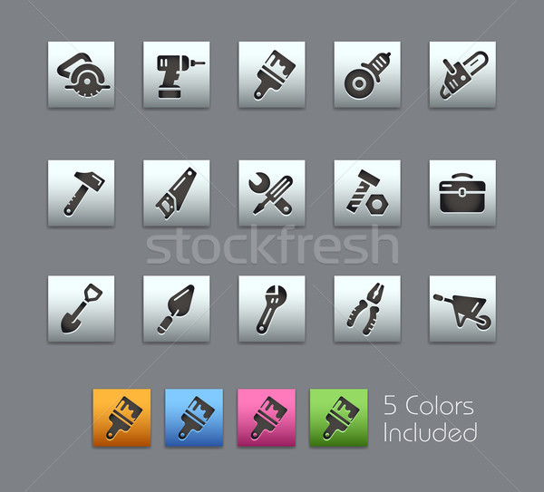 Tools Icons -- Satinbox Series Stock photo © Palsur