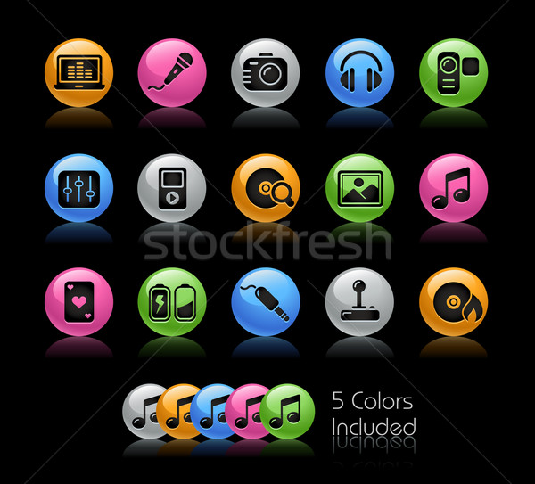 Media & Entertainment // Gel Color Series Stock photo © Palsur
