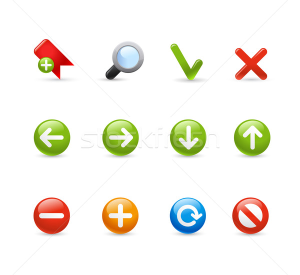 Stock photo: Web Navigation // Gel Icon Series