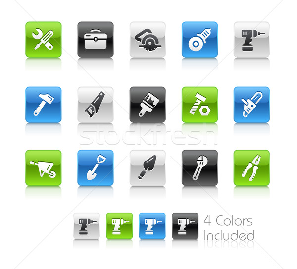 Tools Icons -- Clean Series Stock photo © Palsur