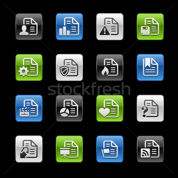 Document Icons 2 -- Gelbox Series  Stock photo © Palsur