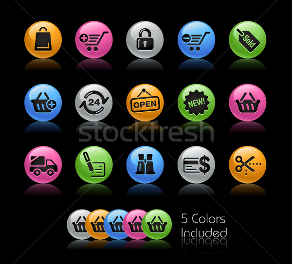 Stock photo: Shopping // Gel Color Series